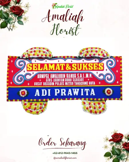 Papan Bunga Ucapan Selamat Cipakem